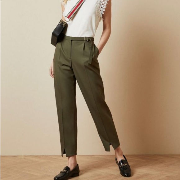 TED BAKER NWT Starme khaki tailored trousers - Picture 1 of 14